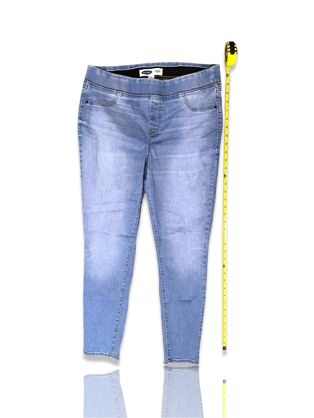 Vintage Old Navy Light Blue Stretch ROCKSTAR Jeggings, Size 12